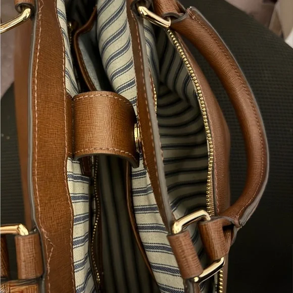 Dooney & Bourke Brown Leather Tote - Picture 14 of 16